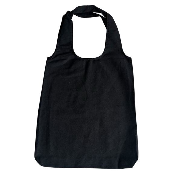 Via Penny Lane Reworked Apparel Carlos Santana 1969 Black Canvas Tote Bag OS - Picture 4 of 5